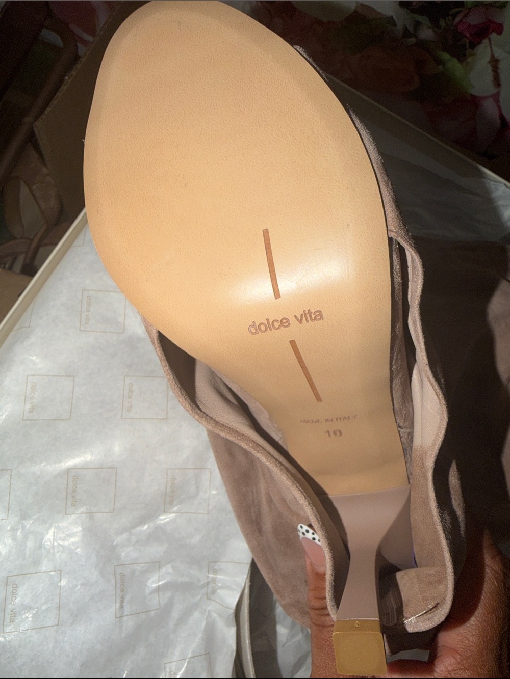 Dolce Vita Taupe Clyff Boots size 10 - Picture 4 of 5